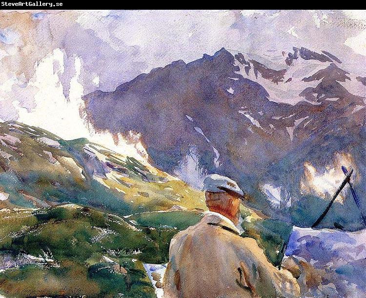 John Singer Sargent Artist in the Simplon